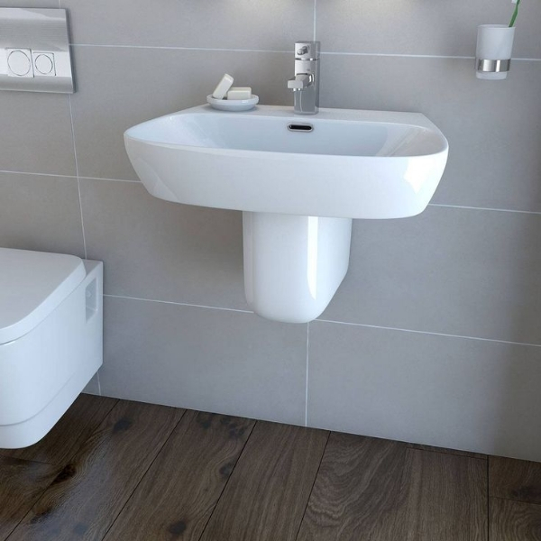 Wash Basin Half Pedestal