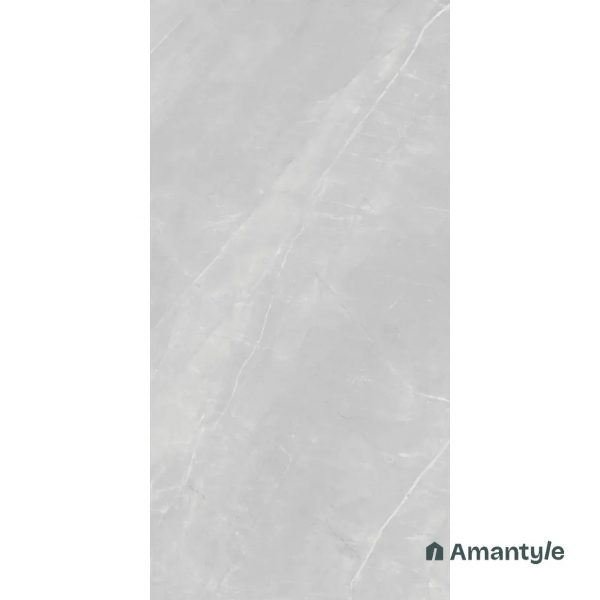 Grey Vitrified Marble Design Slab Wall & Floor Tile Code 100004 (800x1600 mm, Polished) - Image 5