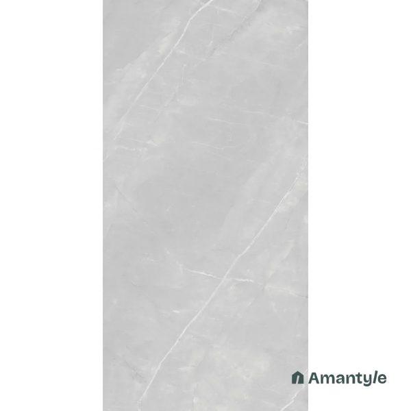 Grey Vitrified Marble Design Slab Wall & Floor Tile Code 100004 (800x1600 mm, Polished) - Image 3