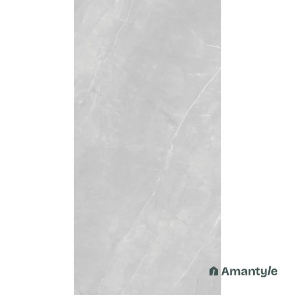 Grey Vitrified Marble Design Slab Wall & Floor Tile Code 100004 (800x1600 mm, Polished) - Image 2