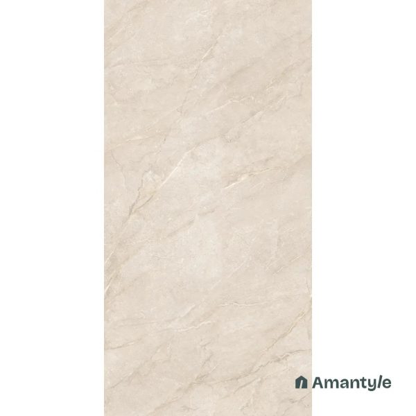 Beige Vitrified Marble Design Slab Wall & Floor Tile Code 100015 (800x1600 mm, Polished) - Image 3