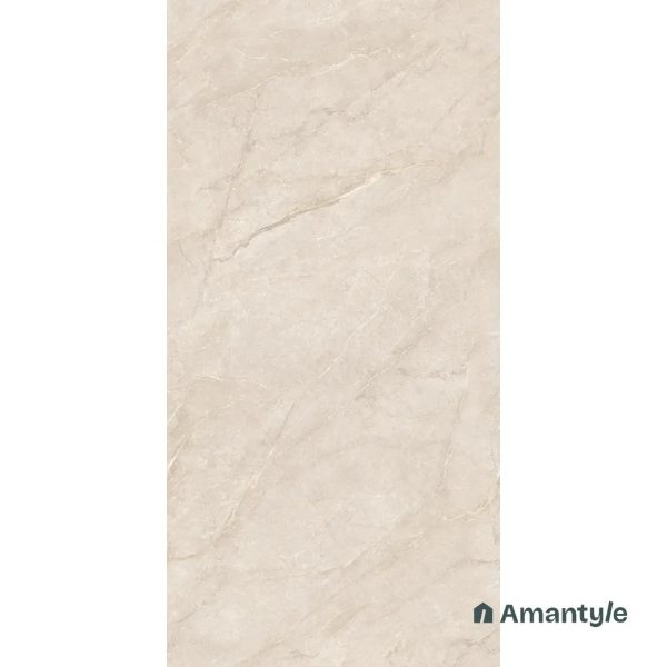 Beige Vitrified Marble Design Slab Wall & Floor Tile Code 100015 (800x1600 mm, Polished) - Image 2