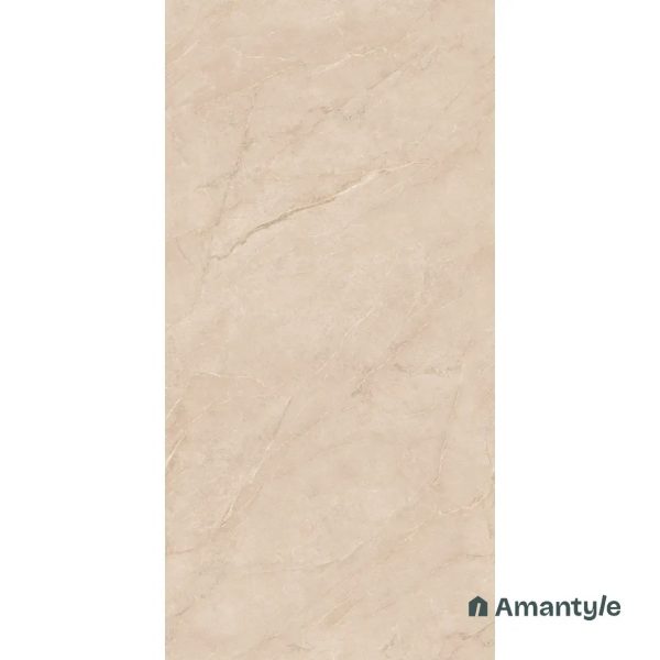 Beige Vitrified Marble Design Slab Wall & Floor Tile Code 100016 (800x1600 mm, Polished) - Image 2