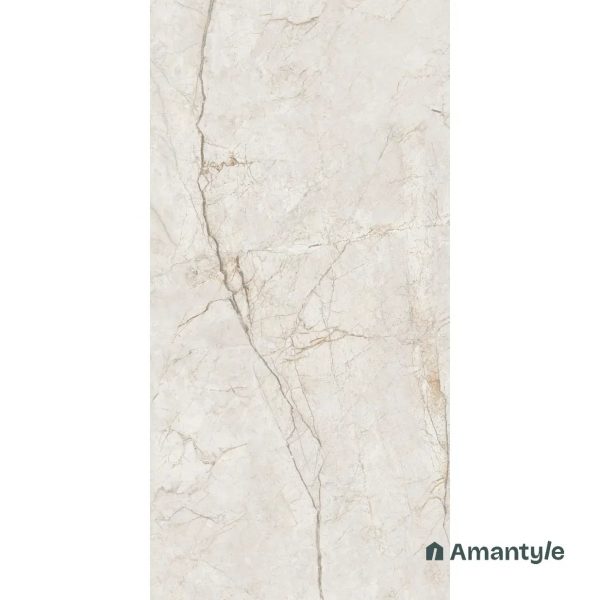 Grey Vitrified Marble Design Slab Wall & Floor Tile Code 100026 (800x1600 mm, Polished) - Image 2