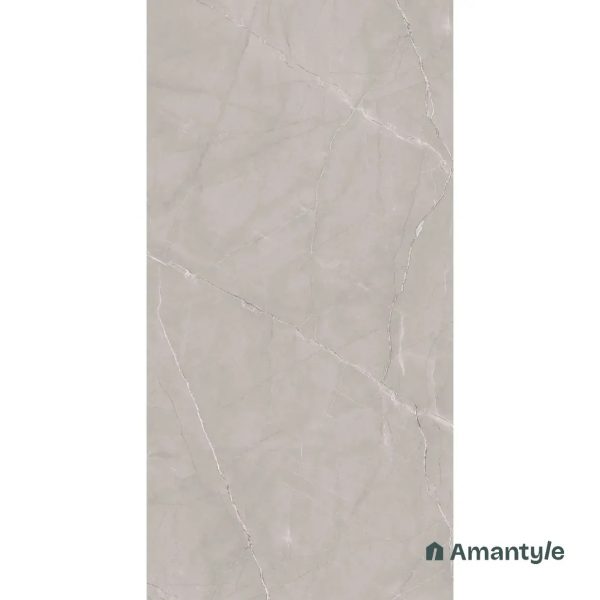 Grey Vitrified Marble Design Slab Wall & Floor Tile Code 100036 (800x1600 mm, Dazzle Matt) - Image 2