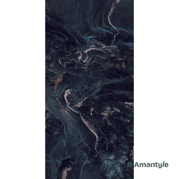 Green Vitrified Marble Design Wall & Floor Tile Code 100077 (600x1200 mm, Polished) - Image 3
