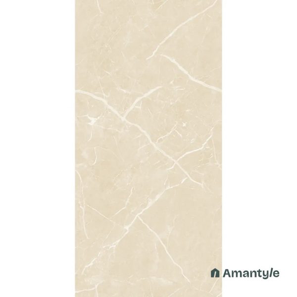 Beige Vitrified Marble Design Wall & Floor Tile Code 100103 (600x1200 mm, Polished) - Image 4