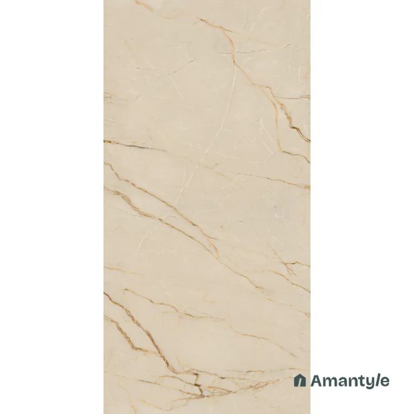 Beige Vitrified Marble Design Wall & Floor Tile Code 100114 (600x1200 mm, Polished) - Image 2