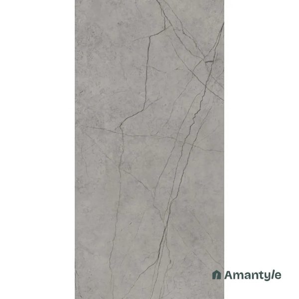 Grey Vitrified Marble Matt & Carving Wall & Floor Tile Code 100133 (600x1200 mm, Dazzle Matt) - Image 5