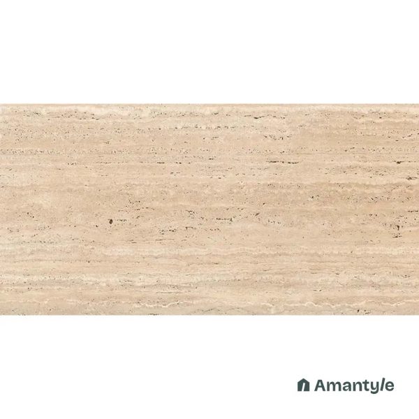 Ivory Vitrified Marble Matt & Carving Wall & Floor Tile Code 100170 (600x1200 mm, Dazzle Matt) - Image 2