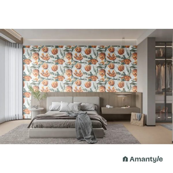 Pink Vitrified Tropical Wall & Floor Tile Code 100180 (600x1200 mm, Dazzle Matt)