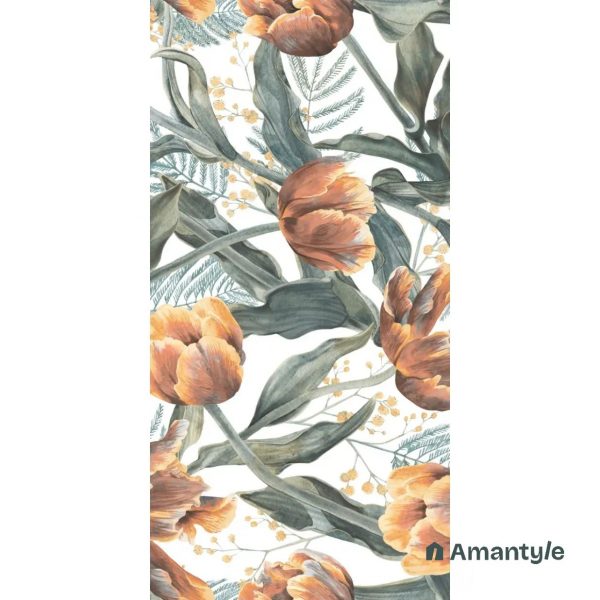 Pink Vitrified Tropical Wall & Floor Tile Code 100180 (600x1200 mm, Dazzle Matt) - Image 2