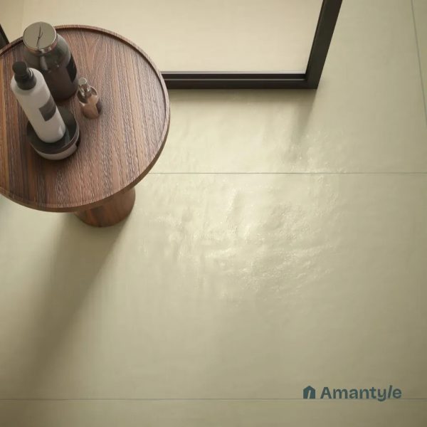 Cream Vitrified Rustic & Matt Wall & Floor Tile Code 100187 (600x1200 mm, Lappato) - Image 2
