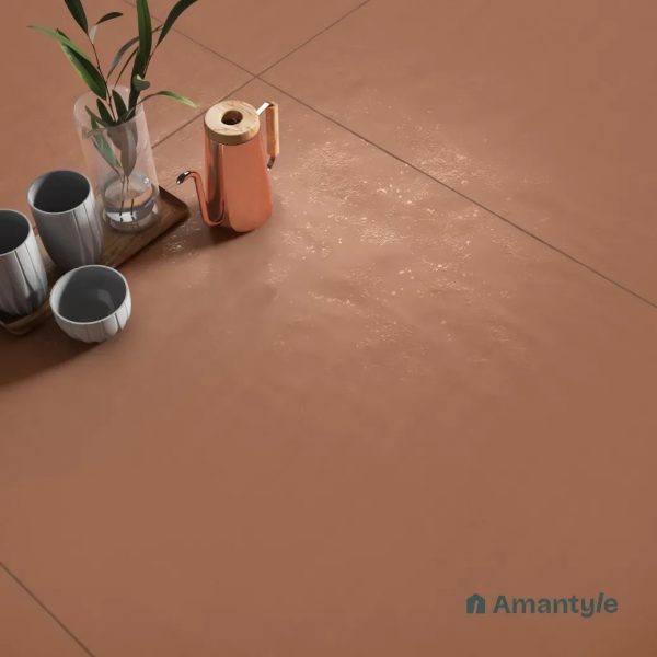 Pink Vitrified Rustic & Matt Wall & Floor Tile Code 100189 (600x1200 mm, Lappato)
