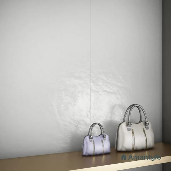 White Vitrified Rustic & Matt Wall & Floor Tile Code 100190 (600x1200 mm, Lappato) - Image 2