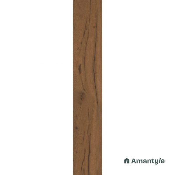 Brown Vitrified Wooden Wall & Floor Tile Code 100247 (200x1200 mm, Dazzle Matt) - Image 5