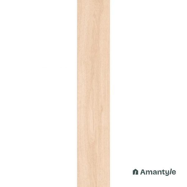 Ivory Vitrified Wooden Wall & Floor Tile Code 100254 (200x1200 mm, Matt Structure) - Image 3