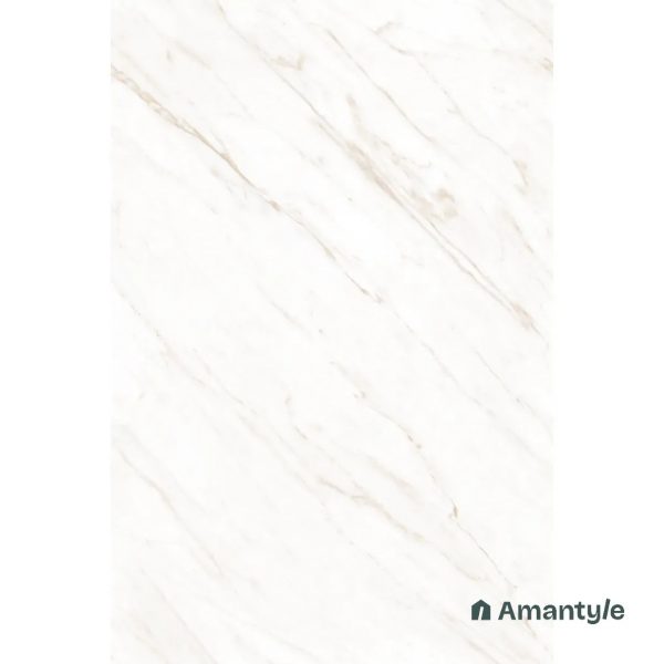 White Vitrified Marble Design Slab Wall & Floor Tile Code 100282 (1200x1800 mm, Polished) - Image 3