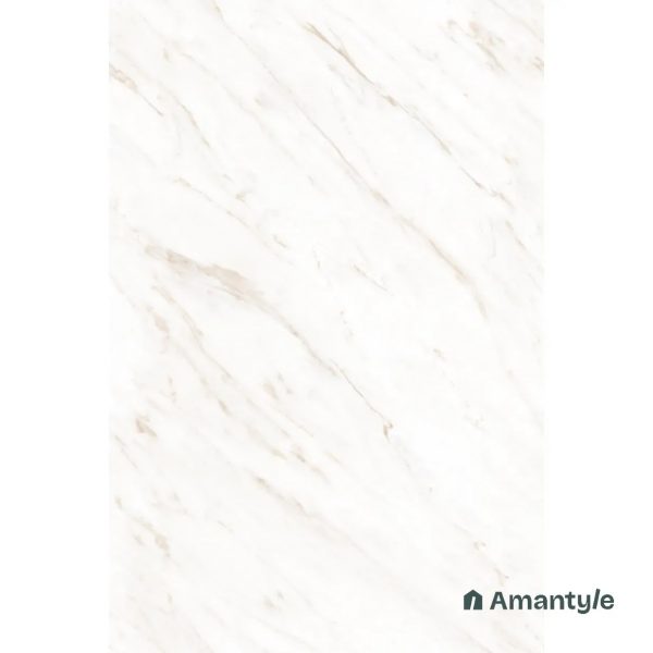 White Vitrified Marble Design Slab Wall & Floor Tile Code 100282 (1200x1800 mm, Polished) - Image 2