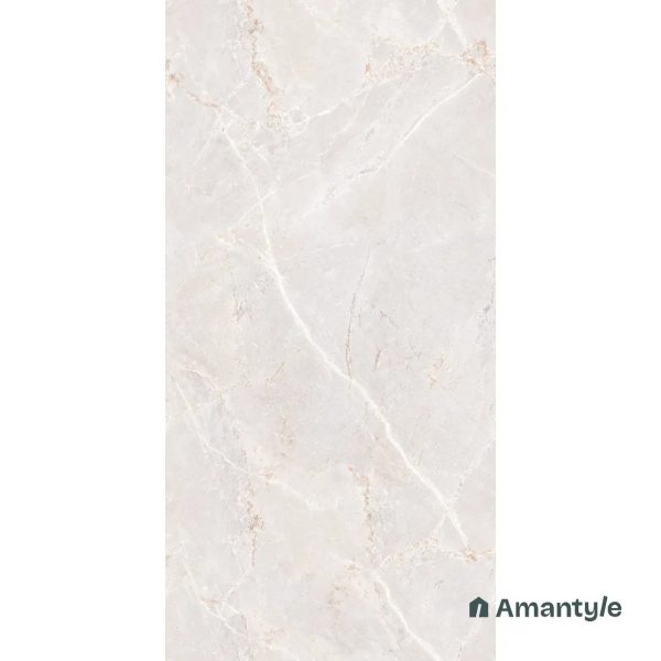 White Vitrified Marble Matt & Carving Wall & Floor Tile Code 100314 (600x1200 mm, Dazzle Matt)