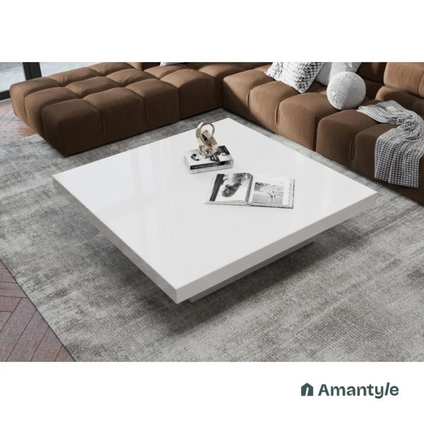 White Vitrified Stone Slab Wall & Floor Tile Code 100326 (800x2400 mm, Polished)
