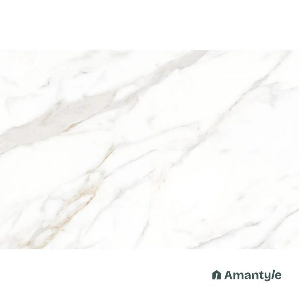 White Vitrified Marble Design Slab Wall & Floor Tile Code 100360 (1200x1800 mm, Polished) - Image 4