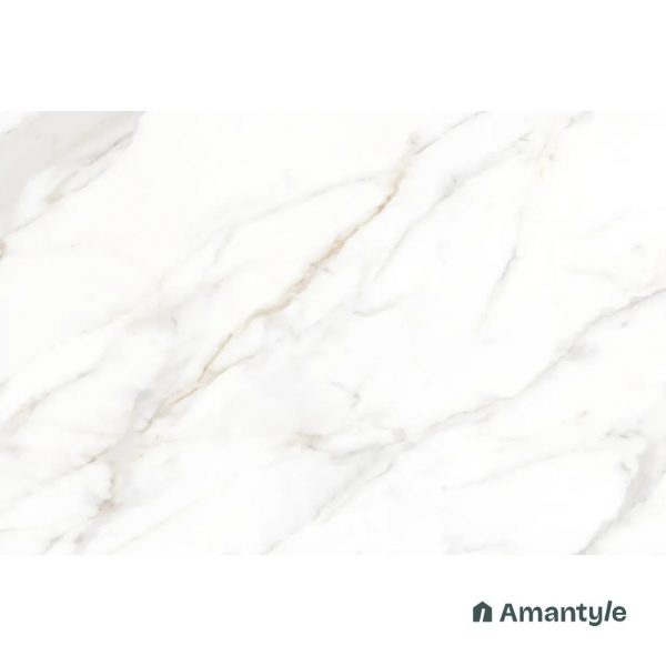 White Vitrified Marble Design Slab Wall & Floor Tile Code 100360 (1200x1800 mm, Polished) - Image 2