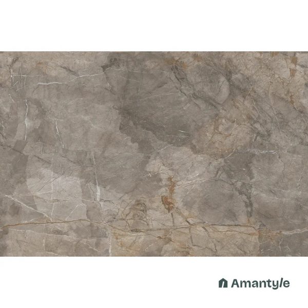 Brown Vitrified Marble Matt & Carving Slab Wall & Floor Tile Code 100370 (1200x1800 mm, Aura) - Image 2