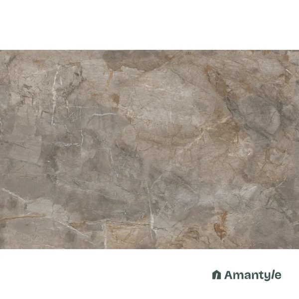 Brown Vitrified Marble Matt & Carving Slab Wall & Floor Tile Code 100370 (1200x1800 mm, Aura) - Image 3
