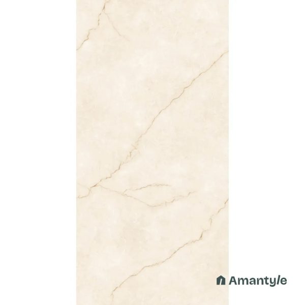 Beige Vitrified Marble Design Slab Wall & Floor Tile Code 100377 (800x1600 mm, Polished) - Image 4