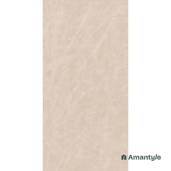 Beige Vitrified Marble Design Slab Wall & Floor Tile Code 100383 (800x1600 mm, Polished) - Image 5