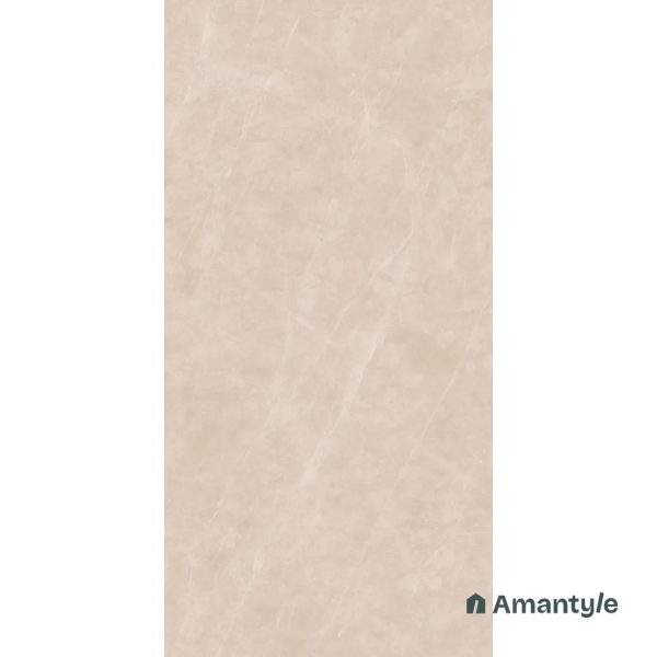 Beige Vitrified Marble Design Slab Wall & Floor Tile Code 100383 (800x1600 mm, Polished) - Image 3