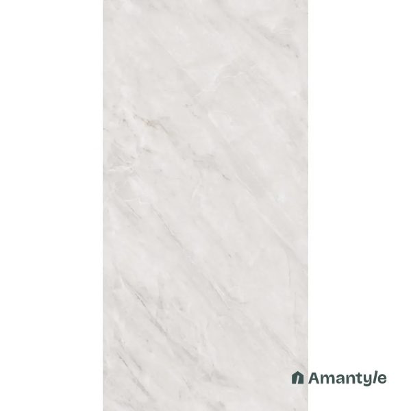 White Vitrified Marble Design Slab Wall & Floor Tile Code 100403 (800x1600 mm, Dazzle Matt) - Image 2