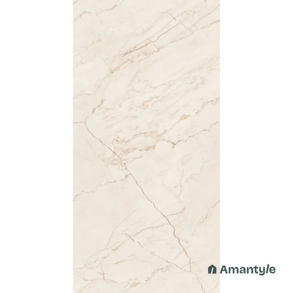 Cream Vitrified Marble Design Wall & Floor Tile Code 100419 (600x1200 mm, Polished) - Image 2