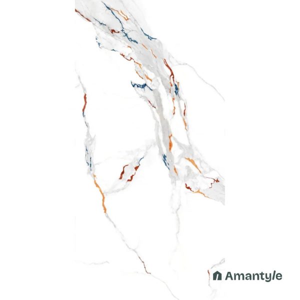White Vitrified Marble Matt & Carving Wall & Floor Tile Code 100446 (600x1200 mm, Dazzle Matt) - Image 4