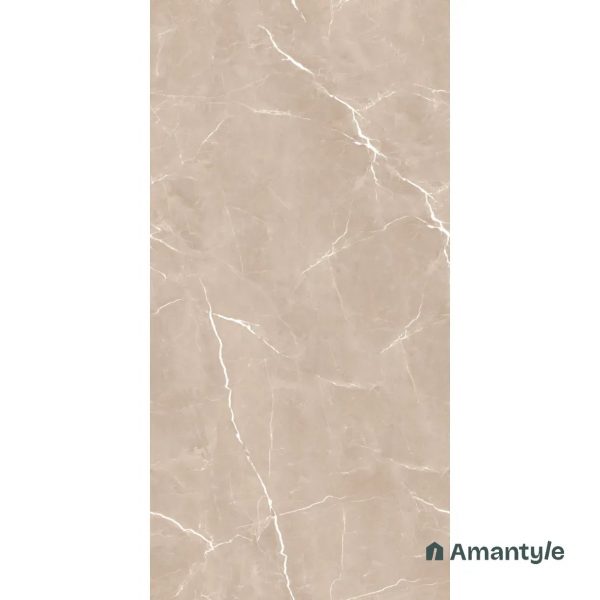 Beige Vitrified Marble Matt & Carving Wall & Floor Tile Code 100453 (600x1200 mm, Dazzle Matt) - Image 5
