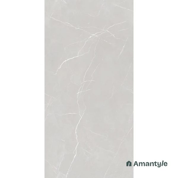 Grey Vitrified Marble Matt & Carving Wall & Floor Tile Code 100460 (600x1200 mm, Dazzle Matt) - Image 4