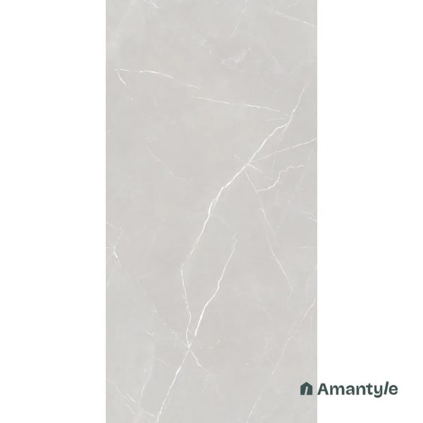 Grey Vitrified Marble Matt & Carving Wall & Floor Tile Code 100460 (600x1200 mm, Dazzle Matt) - Image 3