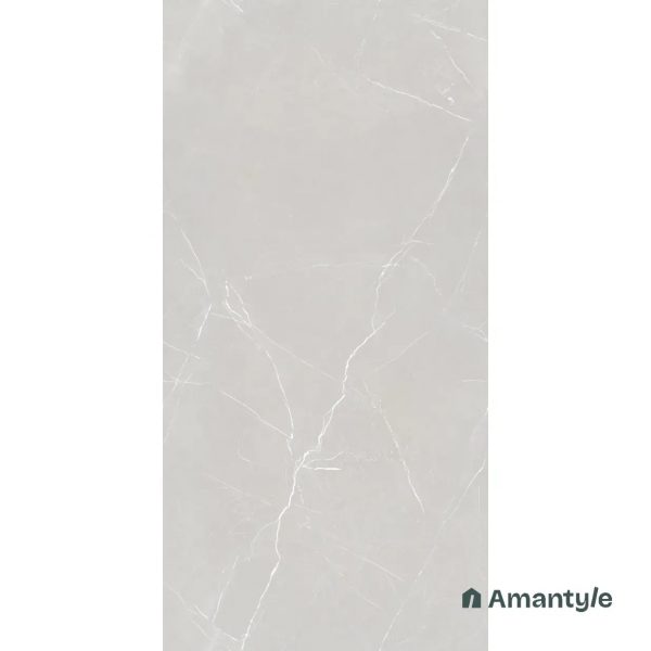 Grey Vitrified Marble Matt & Carving Wall & Floor Tile Code 100460 (600x1200 mm, Dazzle Matt) - Image 2
