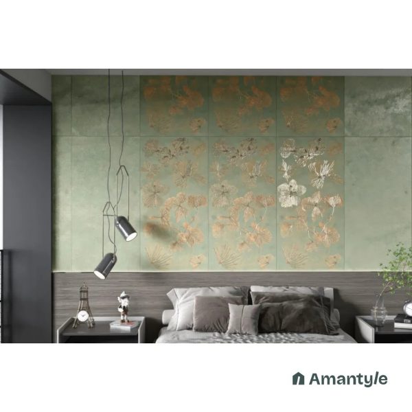 Olive Vitrified Rustic & Matt Wall & Floor Tile Code 100470 (600x1200 mm, Dazzle Matt)