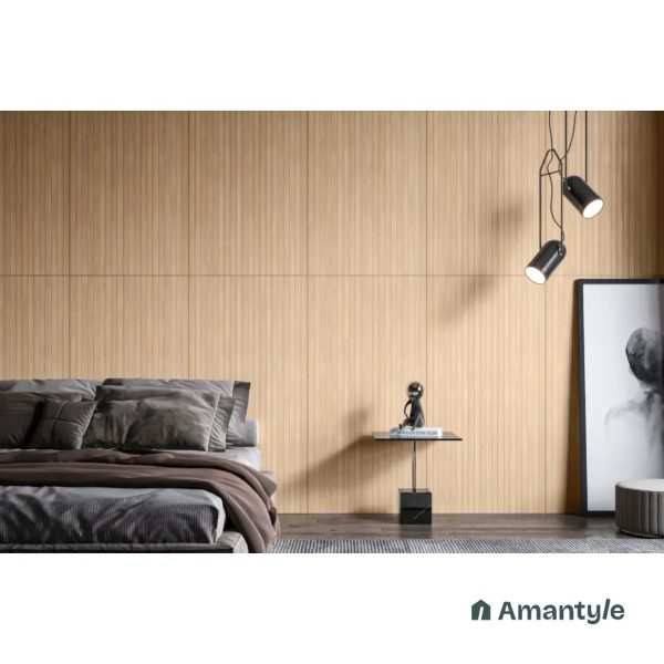 Cream Vitrified Wooden Wall & Floor Tile Code 100478 (600x1200 mm, Matt Special)