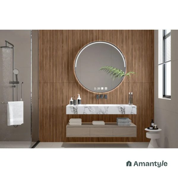 Brown Vitrified Wooden Wall & Floor Tile Code 100480 (600x1200 mm, Matt Special)