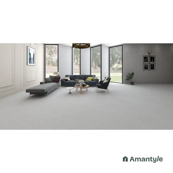 White Vitrified Marble Matt & Carving Wall & Floor Tile Code 100524 (600x1200 mm, Dazzle Matt)