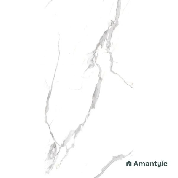 White Vitrified Marble Matt & Carving Wall & Floor Tile Code 100532 (600x1200 mm, Dazzle Matt) - Image 5