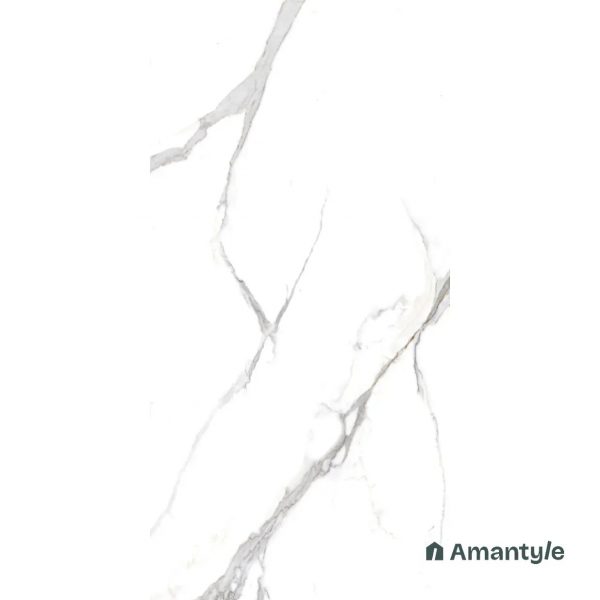White Vitrified Marble Matt & Carving Wall & Floor Tile Code 100532 (600x1200 mm, Dazzle Matt) - Image 4