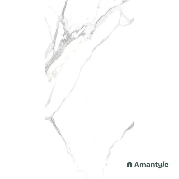 White Vitrified Marble Matt & Carving Wall & Floor Tile Code 100532 (600x1200 mm, Dazzle Matt) - Image 3