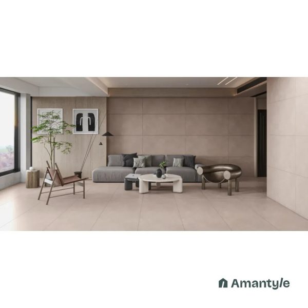 Brown Vitrified Rustic & Matt Wall & Floor Tile Code 100534 (600x1200 mm, Matt)