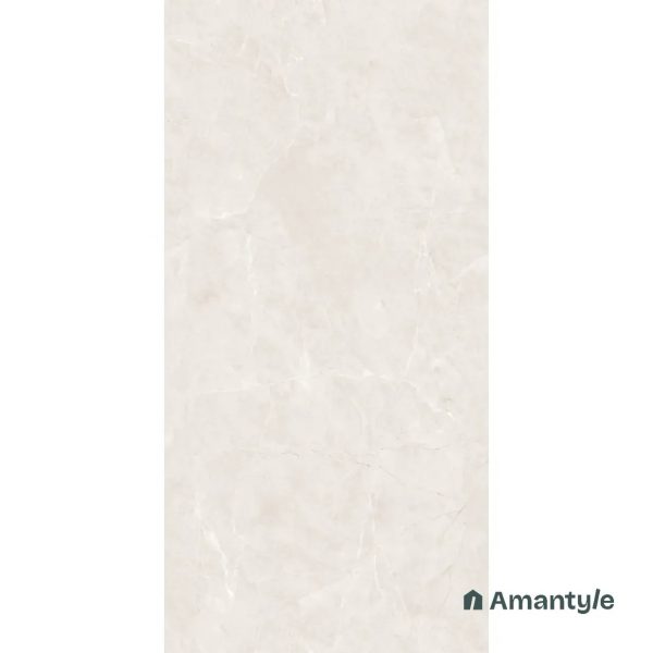 White Vitrified Marble Matt & Carving Slab Wall & Floor Tile Code 100579 (1200x2400 mm, Dove) - Image 3