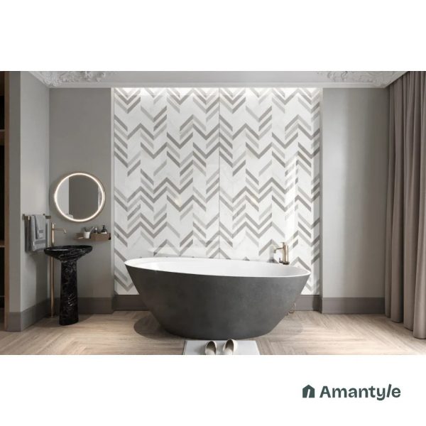 Multicolor Vitrified Marble Design Slab Wall & Floor Tile Code 100583 (1200x2400 mm, Polished)