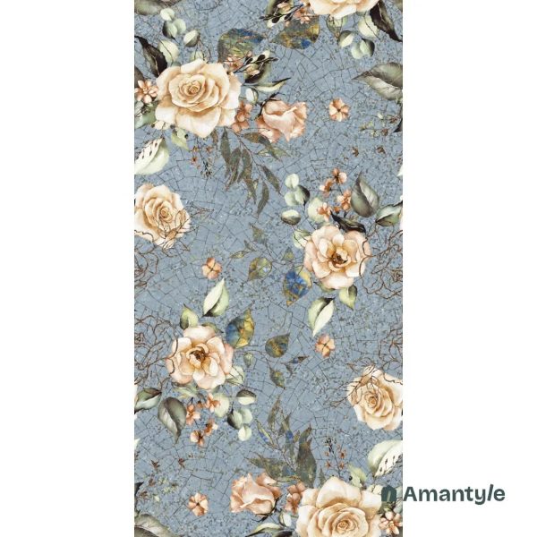 Multicolor Vitrified Tropical Slab Wall & Floor Tile Code 100584 (1200x2400 mm, Dove) - Image 2